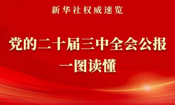党的二十届三中全会公报一图读懂